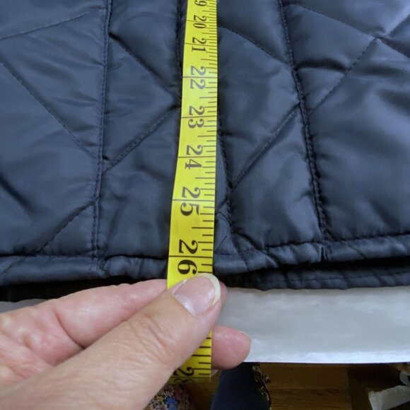 Vintage Dickson Industries Quilted Puffer Jacket Men M Navy Blue - Picture 8 of 8